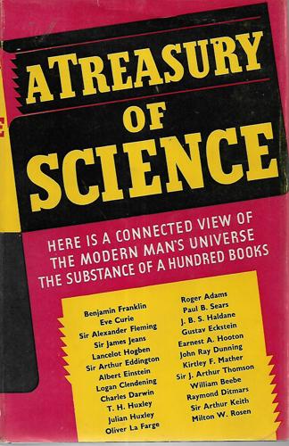 A Treasury Of Science. by Harlow Shapley