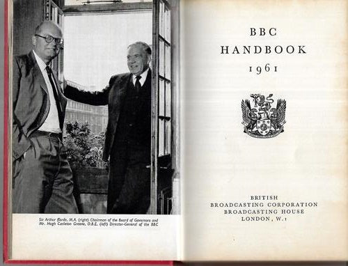 BBC Handbook 1961 by British Broadcasting Corporation