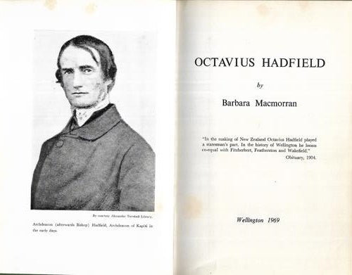 Octavius Hadfield by Barbara Macmorran