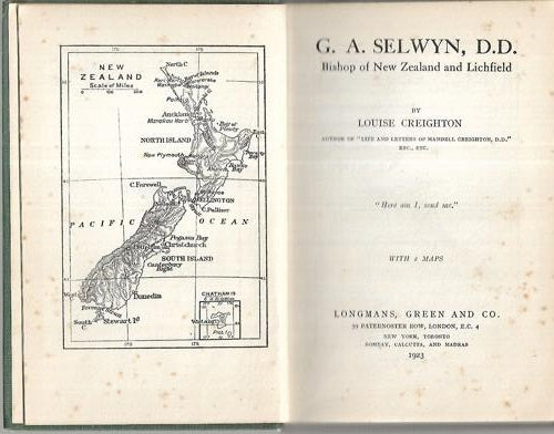 G. A. Selwyn, D.D.: Bishop Of New Zealand And Lichfield by Louise Creighton