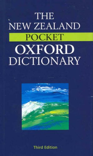 The New Zealand Pocket Oxford Dictionary by Tony Deverson