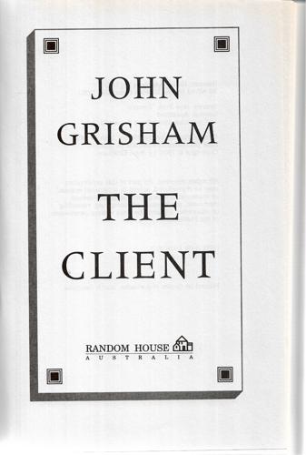 The Client by John Grisham