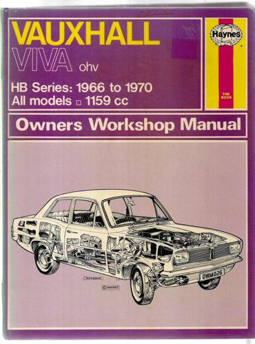 Vauxhall Viva Hb Owner's Workshop Manual by John Harold Haynes and D. H. Stead