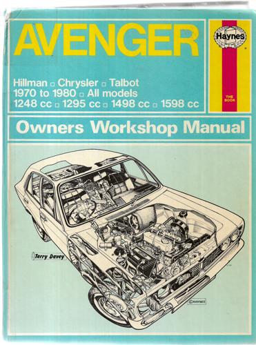 Avenger 1970-1980 Owner's Workshop Manual by John Fowler