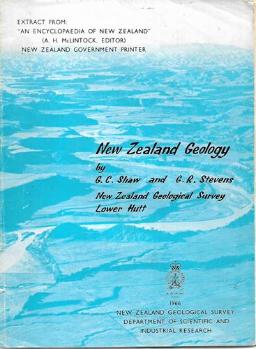 new zealand geology by G. C. Shaw and G. R. Stevens