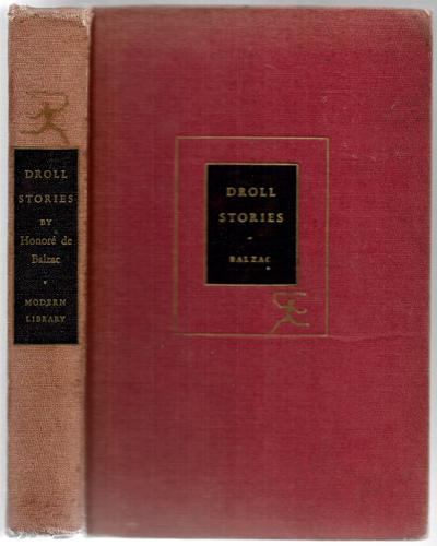 Droll Stories by Honore De Balzac