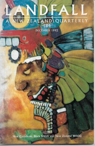 Landfall 184 - A New Zealand Quarterly Volume 46 Number 4 December 1992