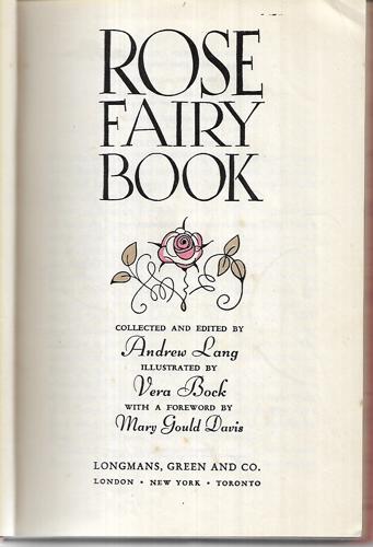 Rose Fairy Book by Andrew Lang