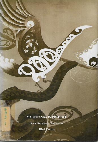 Maoritanga In Practice by Hiwi Tauroa