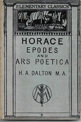 Select Epodes And Ars Poetica by Horace
