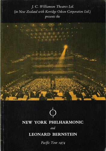 New York Philharmonic And Leonard Bernstein: Concert Program, Pacific Tour 1974 by J. C. Williamson Theatres Ltd.