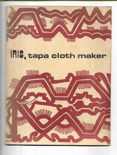 Iris, Tapa Cloth Maker by Goroka Teachers College. Cultural Studies Committee