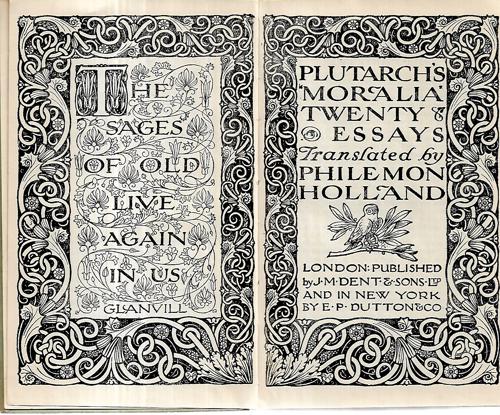 Plutarch's Moral Essays