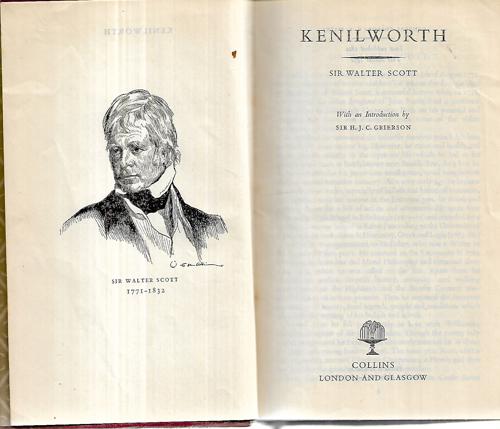 Kenilworth by Sir Walter Scott