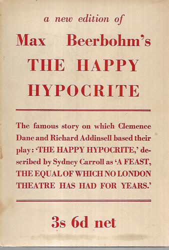 The Happy Hypocrite by Max Beerbohm
