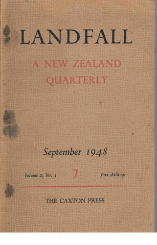 Landfall 7: A New Zealand Quarterly Vol 2, No 3 (1948) by Charles Brasch