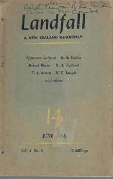 Landfall 14: A New Zealand Quarterly Vol 4, No 2 (1950) by Charles Brasch