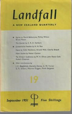Landfall 19: A New Zealand Quarterly Vol 5, No 3 (1951) by Charles Brasch