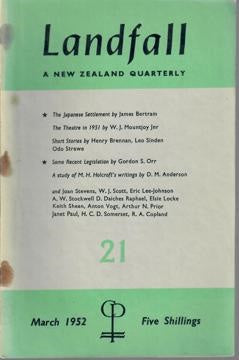 Landfall 21: A New Zealand Quarterly Vol 6, No 1 (1952) by Charles Brasch