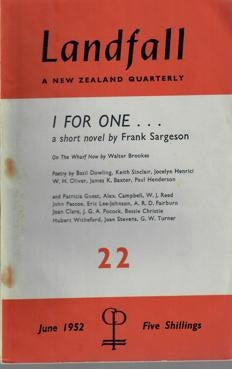 Landfall 22: A New Zealand Quarterly Vol 6, No 2 (1952) by Charles Brasch