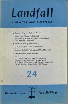 Landfall 23: A New Zealand Quarterly Vol 6, No 4 (1952) by Charles Brasch