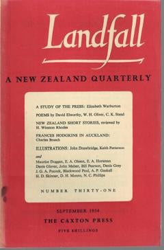 Landfall 31: A New Zealand Quarterly Vol 8, No 3 (1954) by Charles Brasch