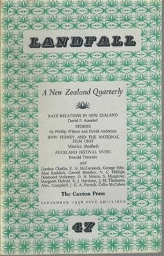 Landfall 47: A New Zealand Quarterly Vol 12, No 3 (1958) by Charles Brasch