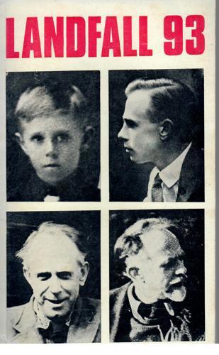 Landfall 93: A New Zealand Quarterly Vol 24, No 1 (1970) by Robin Dudding