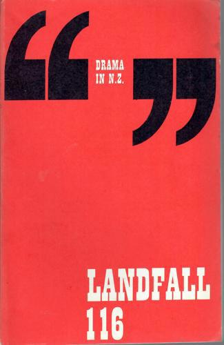 Landfall 116: A New Zealand Quarterly Vol 29, No 4 (1975) by Peter Smart