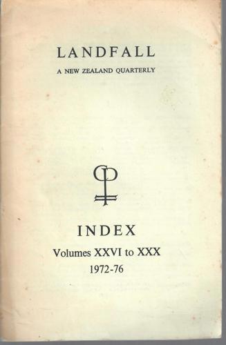 Landfall Index Volumes XXVI to XXX: 1972-76