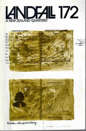 Landfall 172: A New Zealand Quarterly Vol 43, No 4 (1989) by Judith Baker