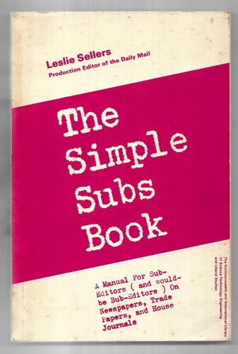 The Simple Subs Book by Leslie Sellers