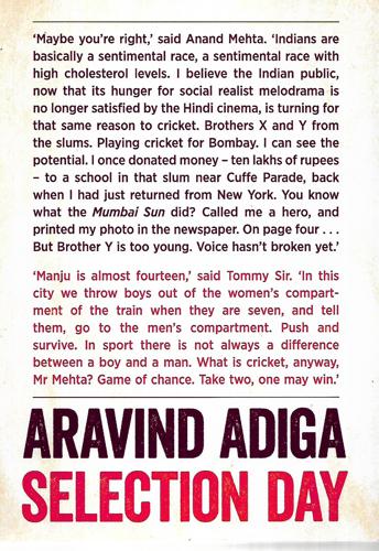 Selection Day by Aravind Adiga