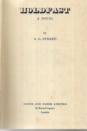 Holdfast by Arthur George Street