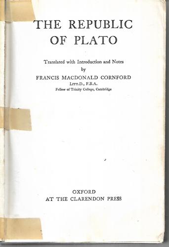 The Republic of Plato by Plato