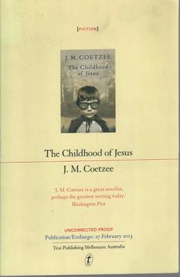 The Childhood Of Jesus by J. M. Coetzee