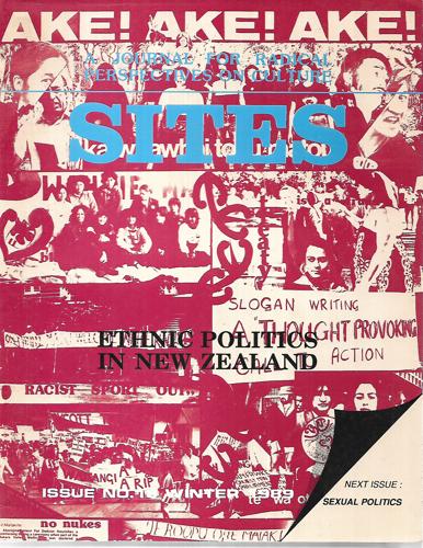 Sites: Issue No. 18 - Winter 1989 - Ethnic Politics in New Zealand