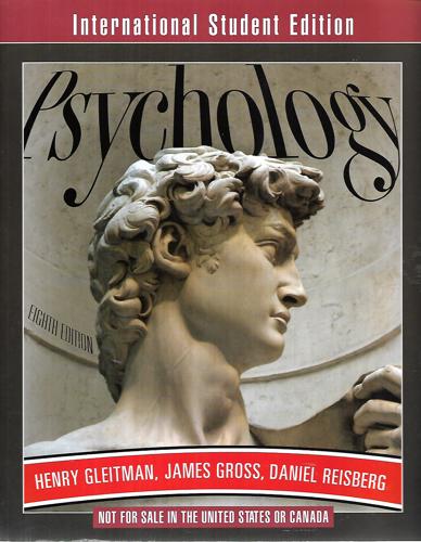 Psychology (Eighth International Student Edition) by Henry Gleitman and James Gross and Daniel Reisberg