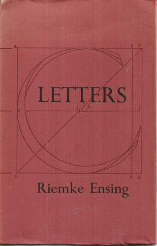 Letters Selected Poems by Riemke Ensing