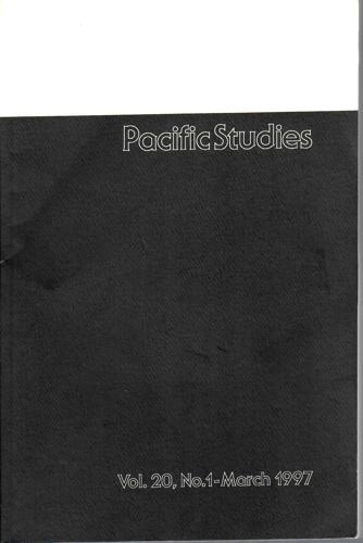 Pacific Studies - Vol 20, No 1 (March 1997) by Dale B. Robertson