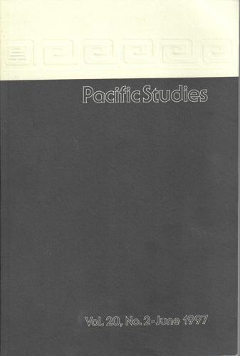 Pacific Studies - Vol 20, No 2 (June 1997) by Dale B. Robertson