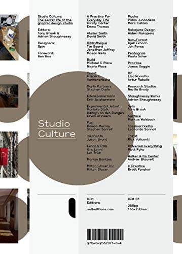 Studio Culture: The Secret Life Of A Graphic Design Studio by Tony Brook and Adrian Shaughnessy
