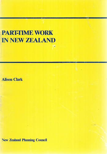 Part-Time Work In New Zealand by Alison Clark