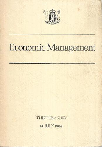 Economic Management by New Zealand. Treasury