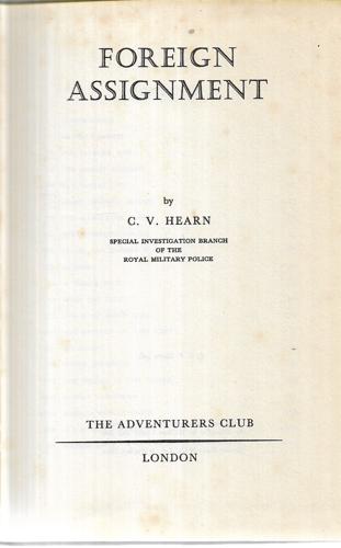 Foreign Assignment by C.V. Hearn