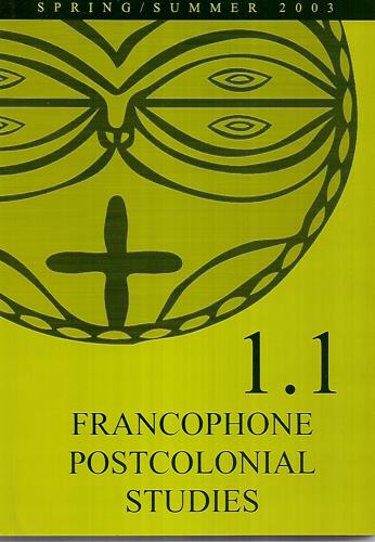 Francophone Postcolonial Studies 1.1