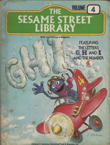 The Sesame Street Library Featuring The Letters G,H And I And The Number 4 by Jim Henson