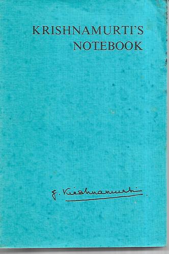 krishnamurti's Notebook by Jiddu Krishnamurti