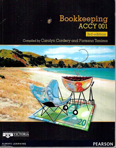 Bookkeeping ACCY 001 by Carolyn Cordery