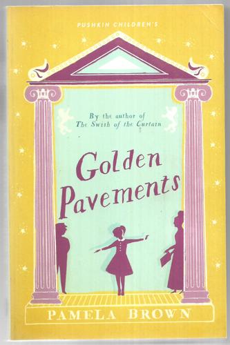 Golden Pavements - Blue Door 3 by Pamela Brown